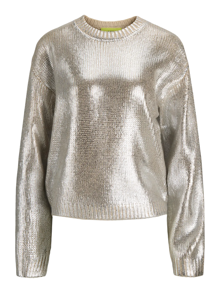 JJXX - Silvia Neck Knit - Silver