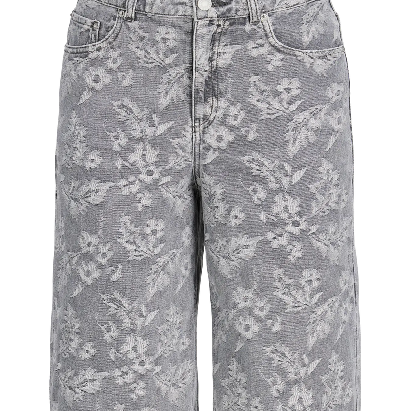 JJXX - Tokyo Denim Jort - Grey Flower