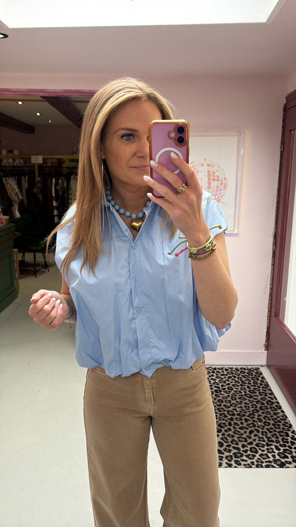 Blouse Alexia - Baby Blue - One Size
