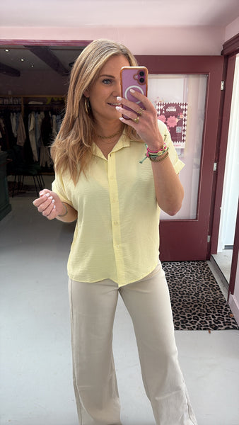NAL - Babs Blouse - Butter Yellow