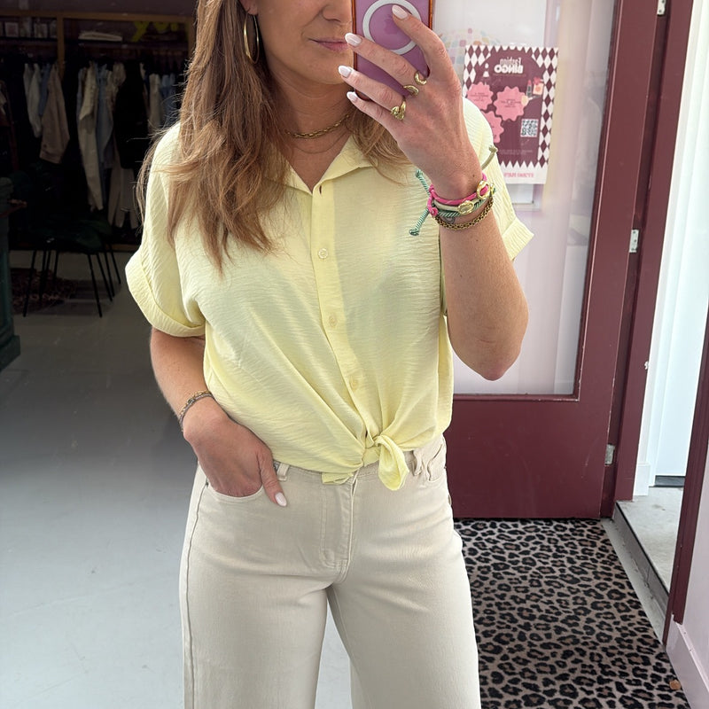 NAL - Babs Blouse - Butter Yellow