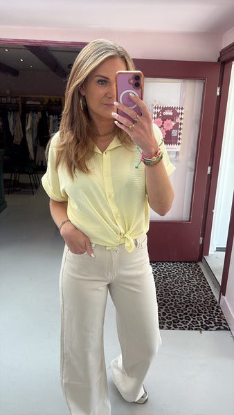 NAL - Babs Blouse - Butter Yellow