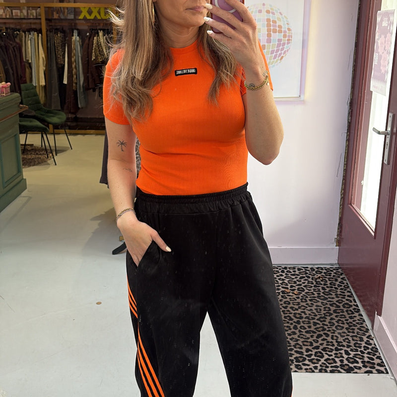 Pants Mae - Black/Orange - One Size
