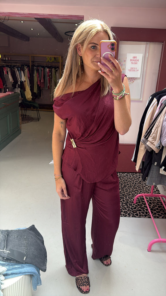 Set Celine - Burgundy
