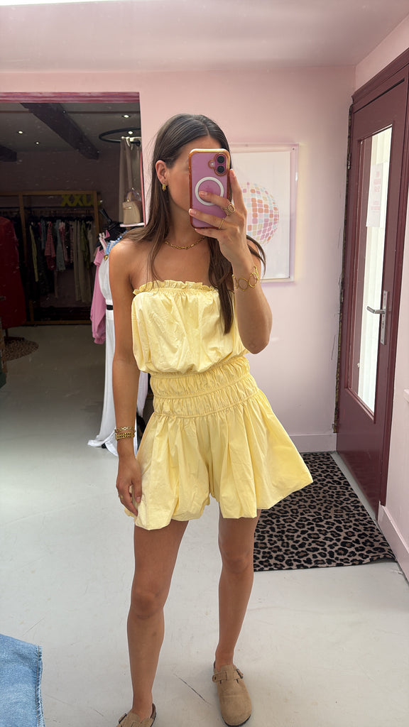 Playsuit Fleur - Butteryellow