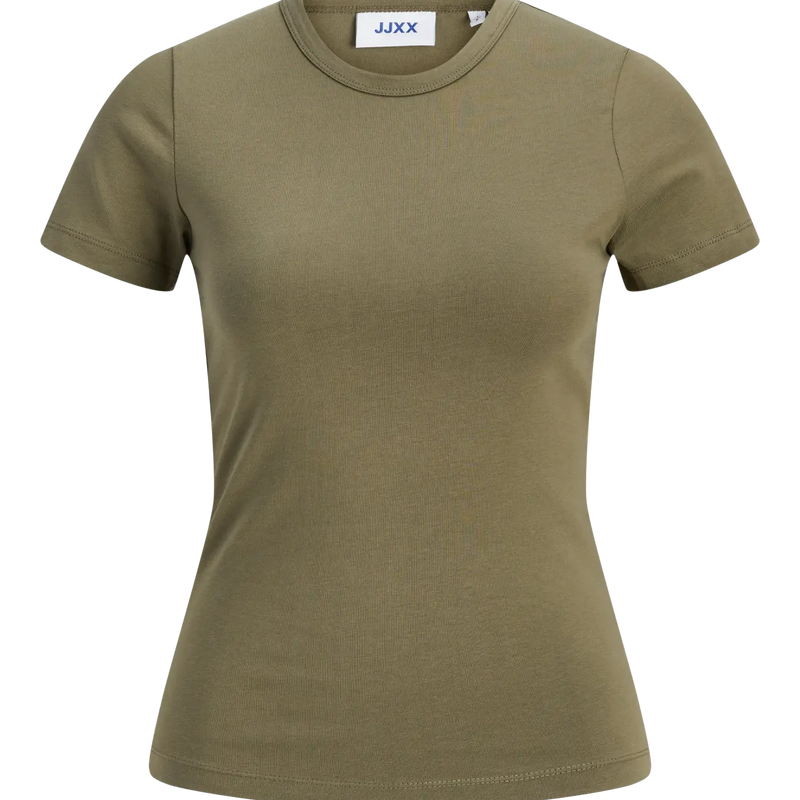 JJXX Gigi T-shirt in olijfgroen voor dames