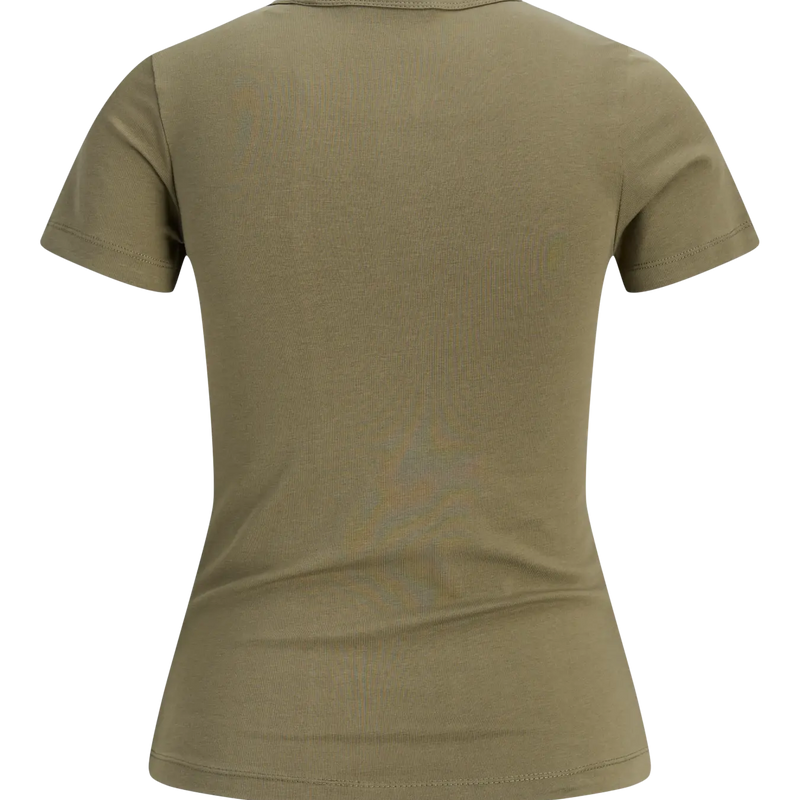 JJXX Gigi T-shirt in olijfgroen voor dames - foto 2