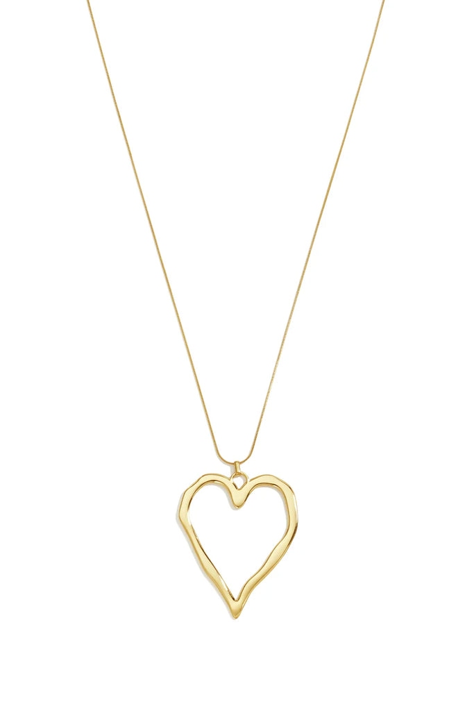 Necklace Big Heart - Gold