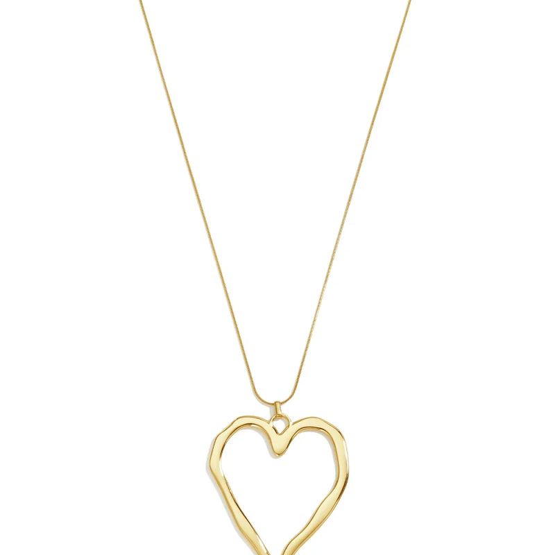 Necklace Big Heart - Gold
