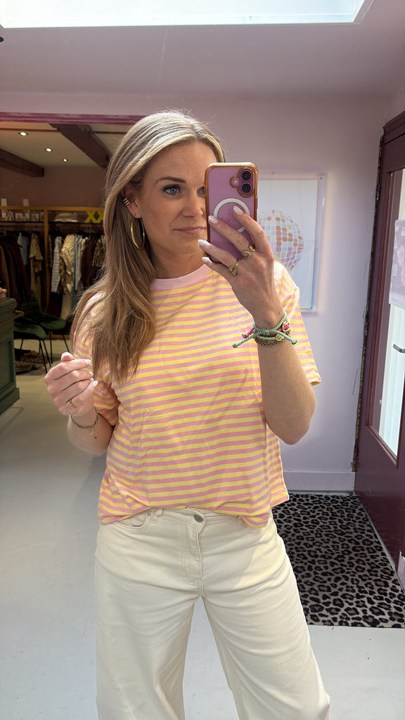 Top Iconic - Pink/Yellow - One Size