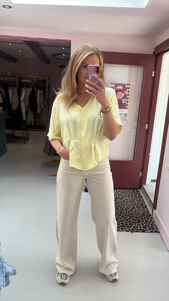 Jeans Britt Extra Tall - Licht Beige