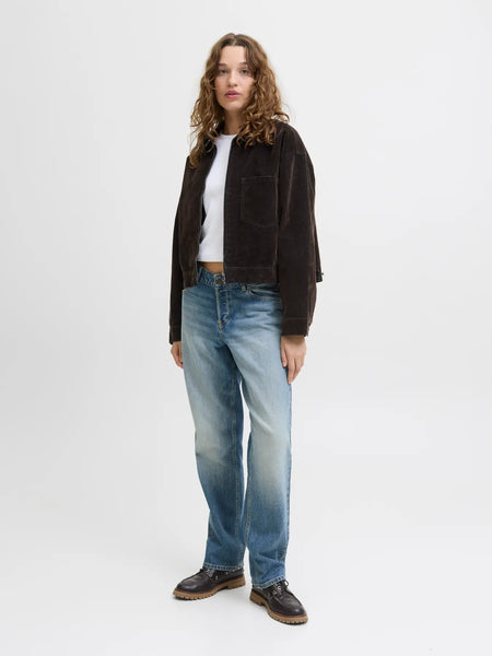 JJXX -Mia Flock Jacket - Brown Denim