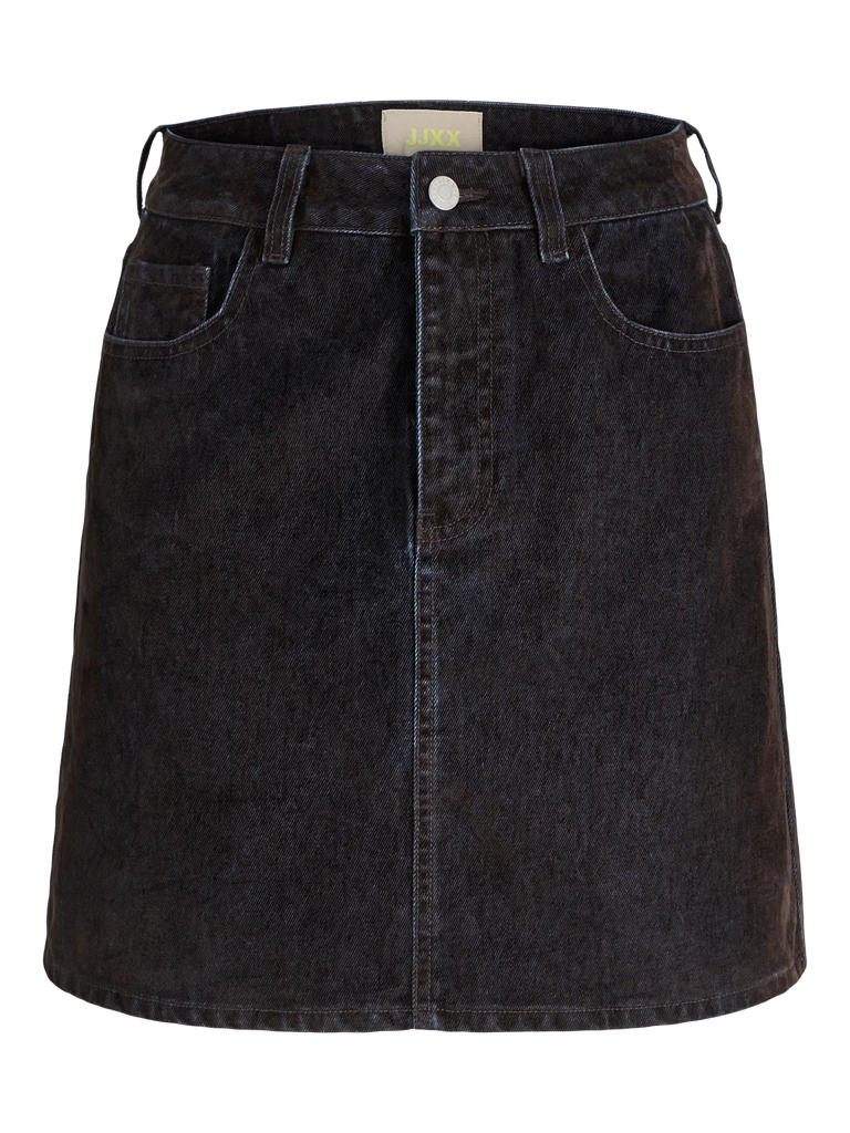 JJXX - Mia Flock Skirt - Brown Denim