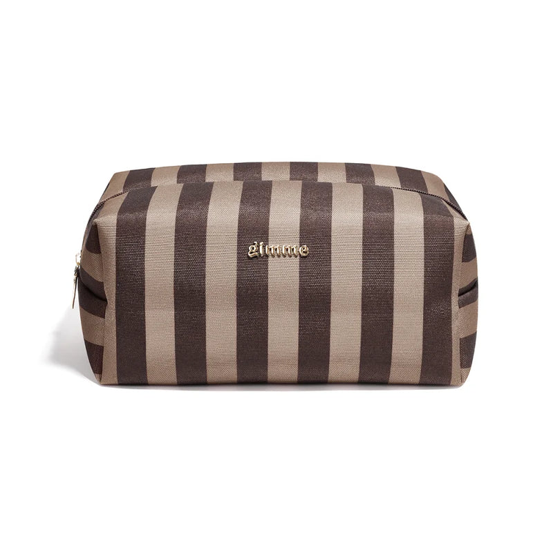 Make-up tas in bruin voor dames