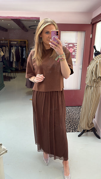 Noella - Maple T-shirt - Brown