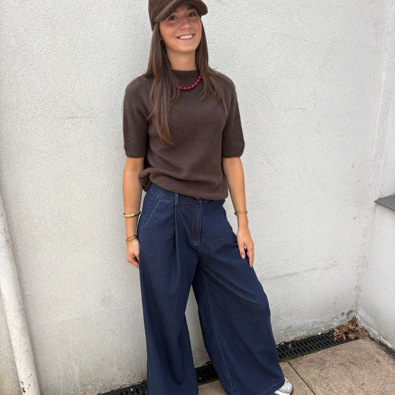 NAL - Nina Wide Leg - Dark Blue