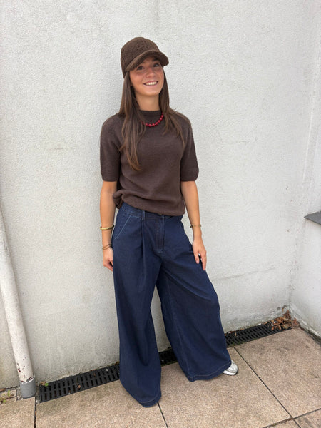 NAL - Nina Wide Leg - Dark Blue