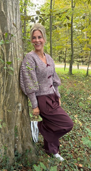 Pantalon Noor - Burgundy