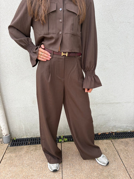 Pantalon Gris - Brown