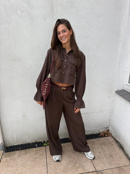 Pantalon Gris - Brown