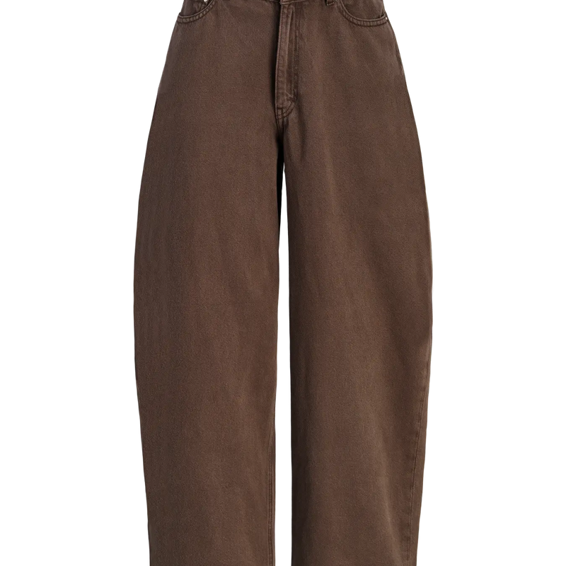 JJXX Sakai barrel jeans in bruin voor dames - foto 2
