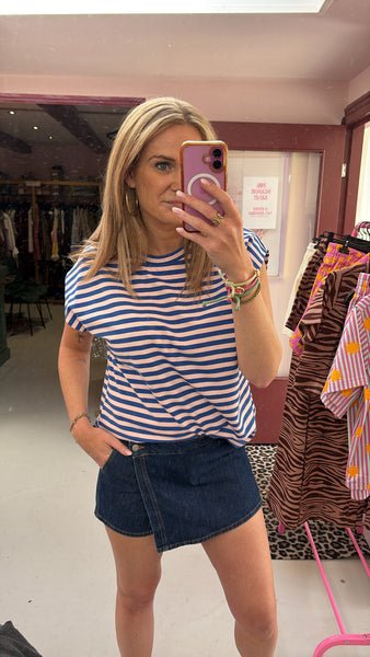 JJXX - Paloma Skort - Dark Denim