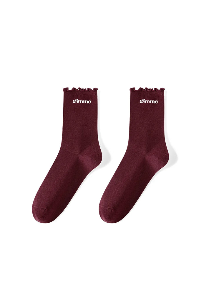 Socks Burgundy