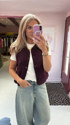 JJXX - Vera Teddy Gilet - Winetasting