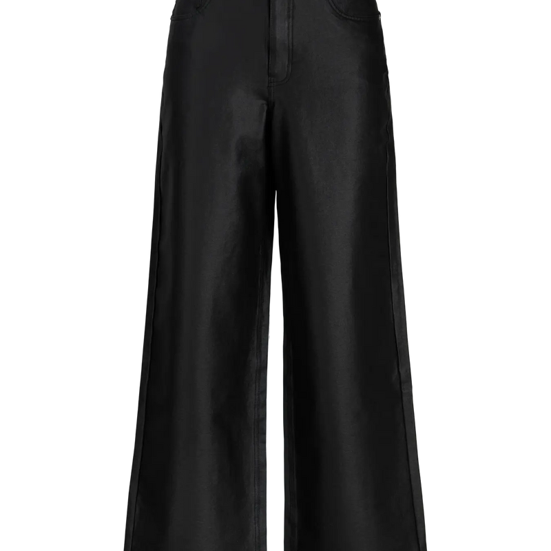 JJXX Zoe Cammie coated broek in zwart voor dames