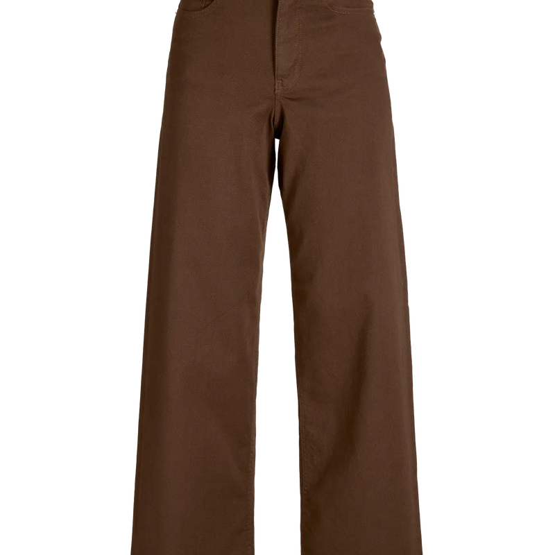 JJXX Zoe wide leg jeans in bruin denim voor dames - foto 2